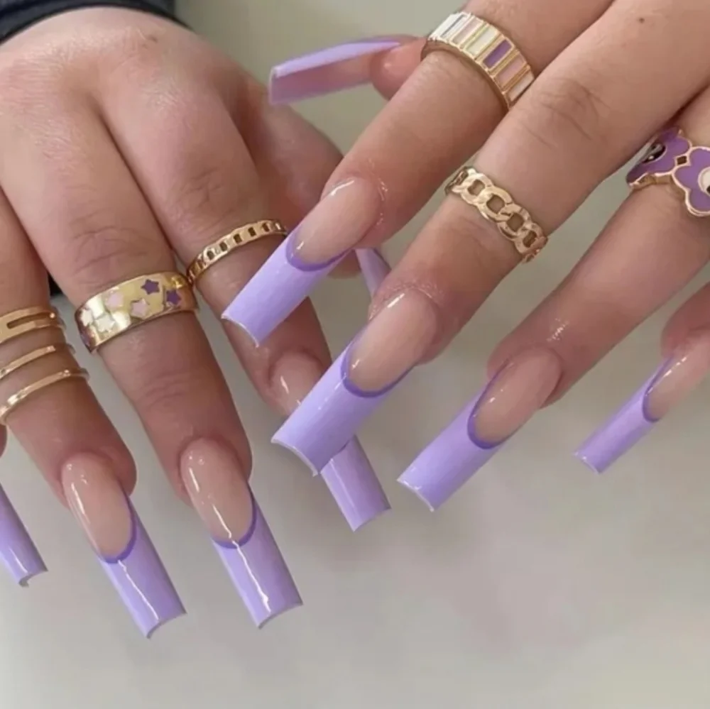 24 Pieces Fake Press On Nails